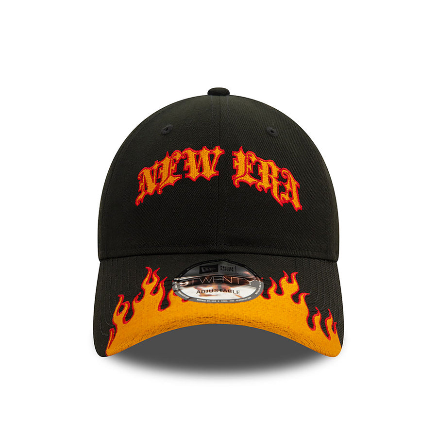 New Era 9TWENTY Race Flame Black/Orange Cap