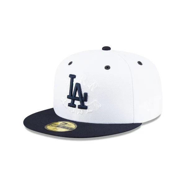 Los Angeles Dodgers Born X Raised White 59FIFTY Fitted