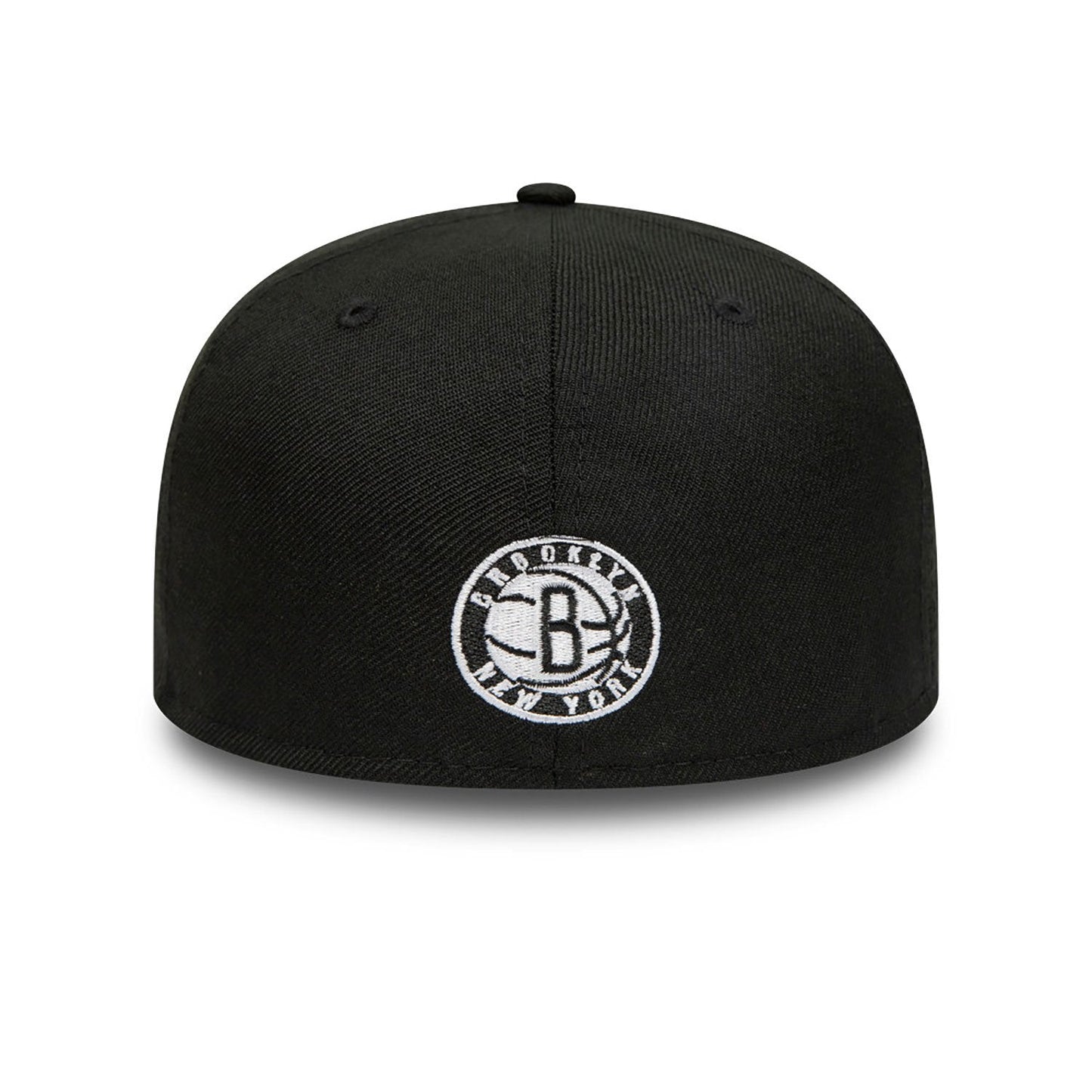 Brooklyn Nets Wordmark NBA Borough Of Neighbourhoods Black 59FIFTY Fitted Cap