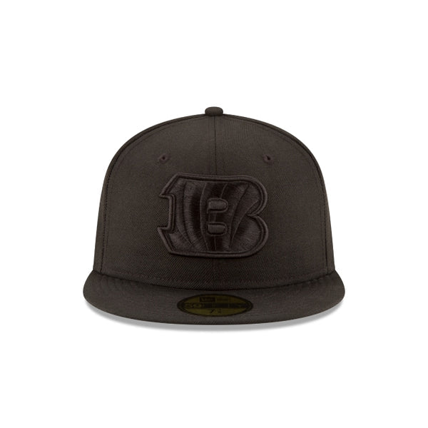 Cincinnati Bengals Black on Black 59FIFTY Fitted