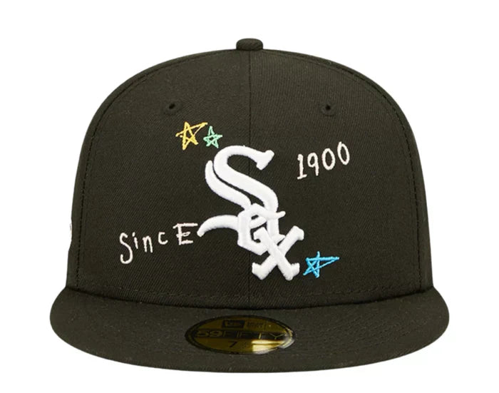 CHICAGO WHITE SOX SCRIBBLE FITTED