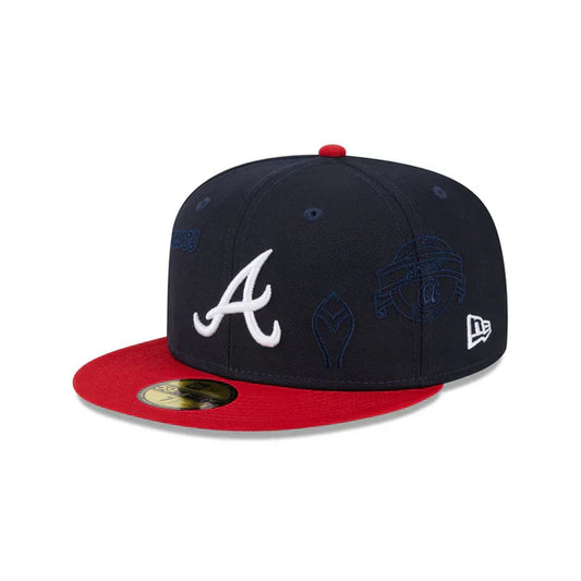 Atlanta Braves Multi Logo 59FIFTY Fitted