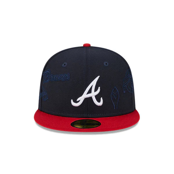 Atlanta Braves Multi Logo 59FIFTY Fitted