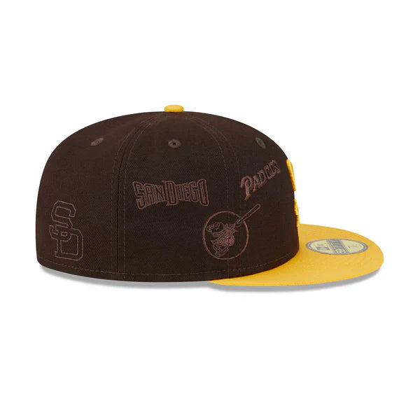 San Diego Padres Multi Logo 59FIFTY Fitted