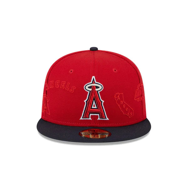 Los Angeles Angels Multi Logo 59FIFTY Fitted
