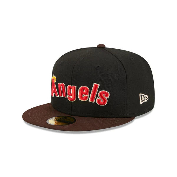 Los Angeles Angels Chocolate Visor 59FIFTY Fitted