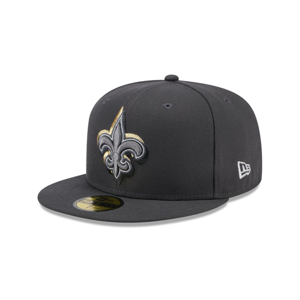 New Orleans Saints  2024 Draft Gray 59FIFTY Fitted