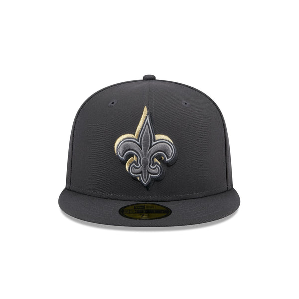 New Orleans Saints  2024 Draft Gray 59FIFTY Fitted