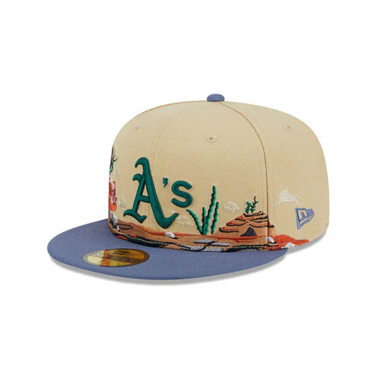 Oakland Athletics  Team Landscape 59FIFTY Fitted