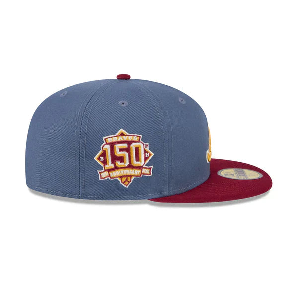 Atlanta Braves Deep Blue 59FIFTY Fitted