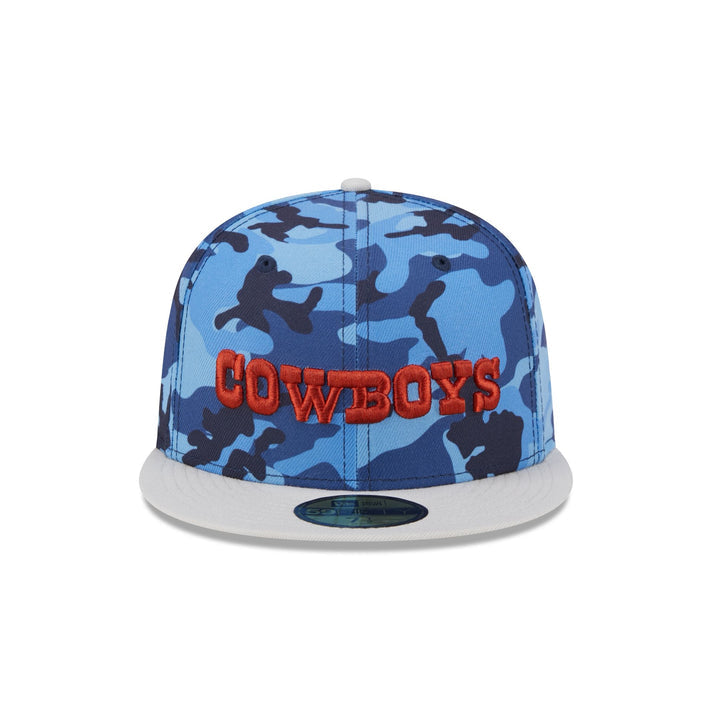 Dallas Cowboys Blue Camo 59FIFTY Fitted