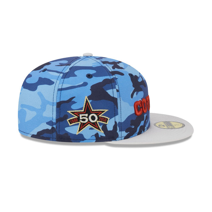 Dallas Cowboys Blue Camo 59FIFTY Fitted