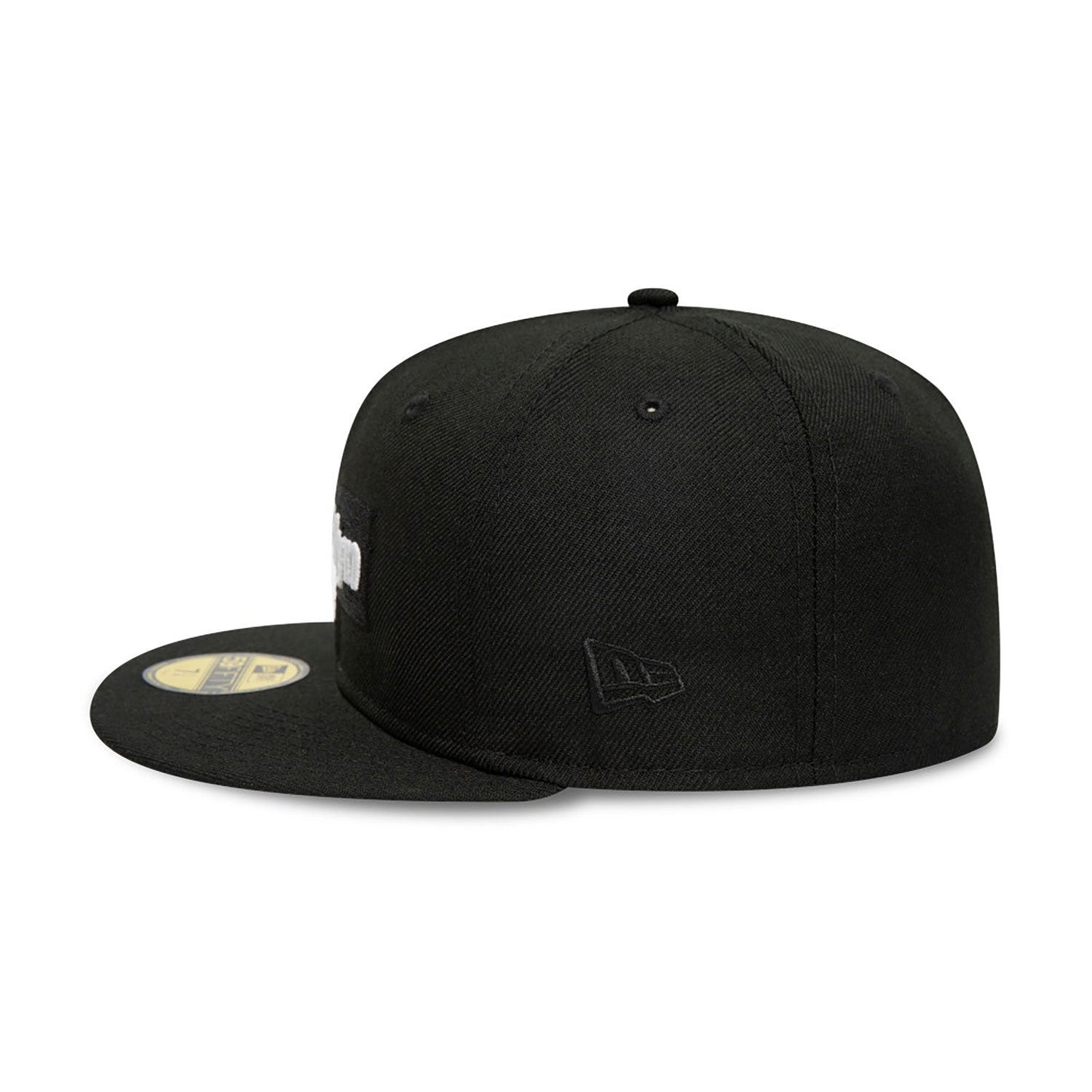 Brooklyn Nets Wordmark NBA Borough Of Neighbourhoods Black 59FIFTY Fitted Cap