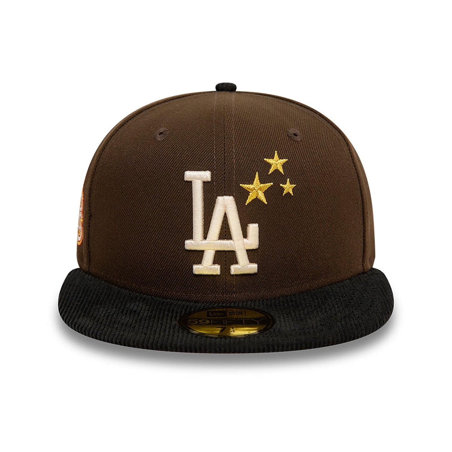 LA Dodgers MLB Starry Dark Brown 59FIFTY Fitted Cap