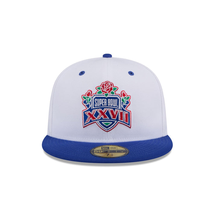 Dallas Cowboys Blue Visor Super Bowl Side Patch 59FIFTY Fitted