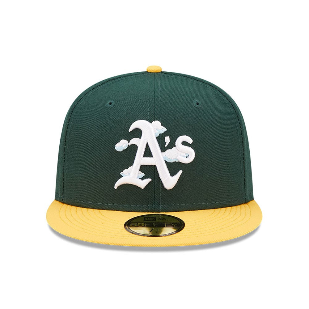 MLB OAKLAND ATHLETICS COMIC CLOUD FITTED HAT