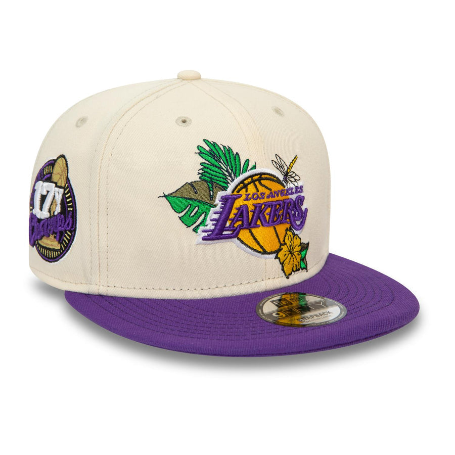 Los Angeles Lakers 59FIFTY NBA Floral Stone Cap