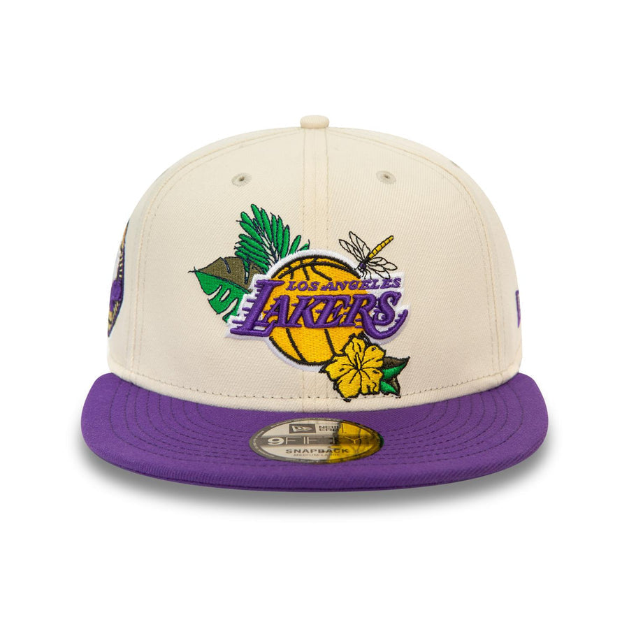 Los Angeles Lakers 59FIFTY NBA Floral Stone Cap