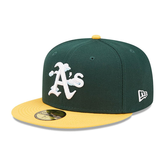 MLB OAKLAND ATHLETICS COMIC CLOUD FITTED HAT