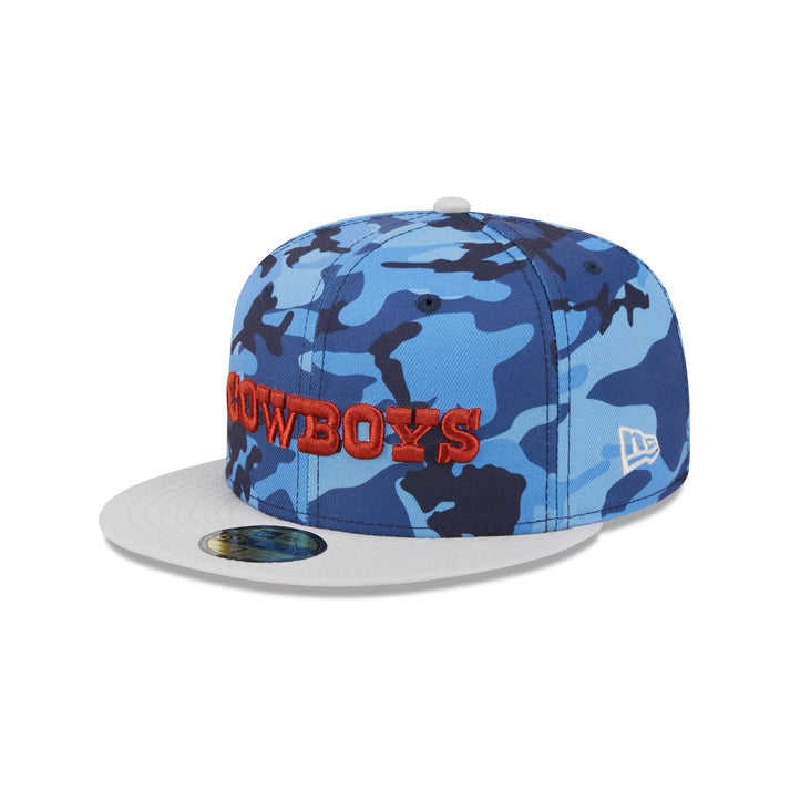 Dallas Cowboys Blue Camo 59FIFTY Fitted