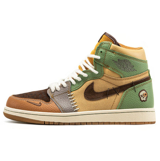 Jordan 1 Voodoo Yellow Green Brown