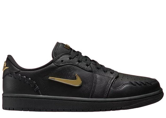 JORDAN 1 LOW METHOD OF MAKE BLACK METALLIC GOLD (WOMEN'S)