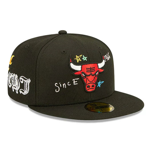 CHICAGO BULLS SCRIBBLE FITTED