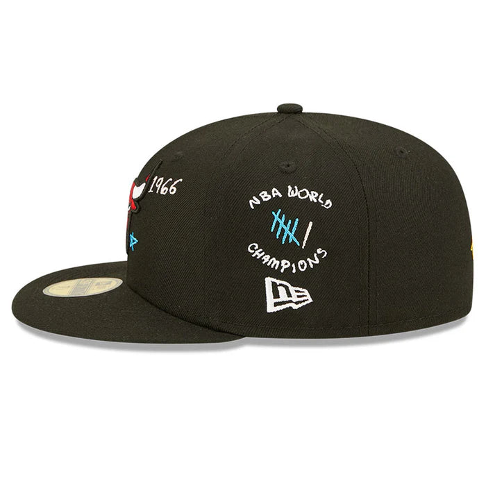 CHICAGO BULLS SCRIBBLE FITTED