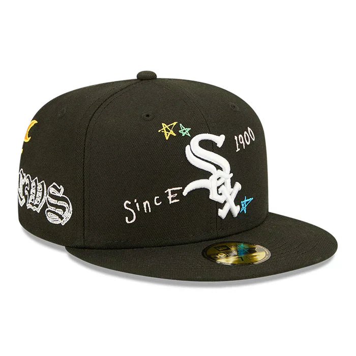 CHICAGO WHITE SOX SCRIBBLE FITTED