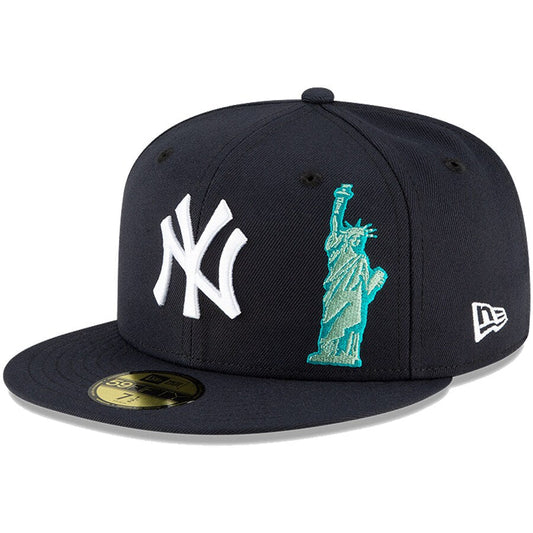 New York Yankees New Era Navy Local Icon 59FIFTY Fitted Hat