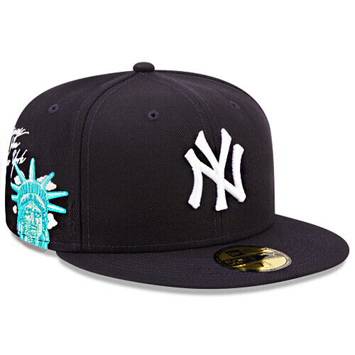New York Yankees Side Patch Fitted Black