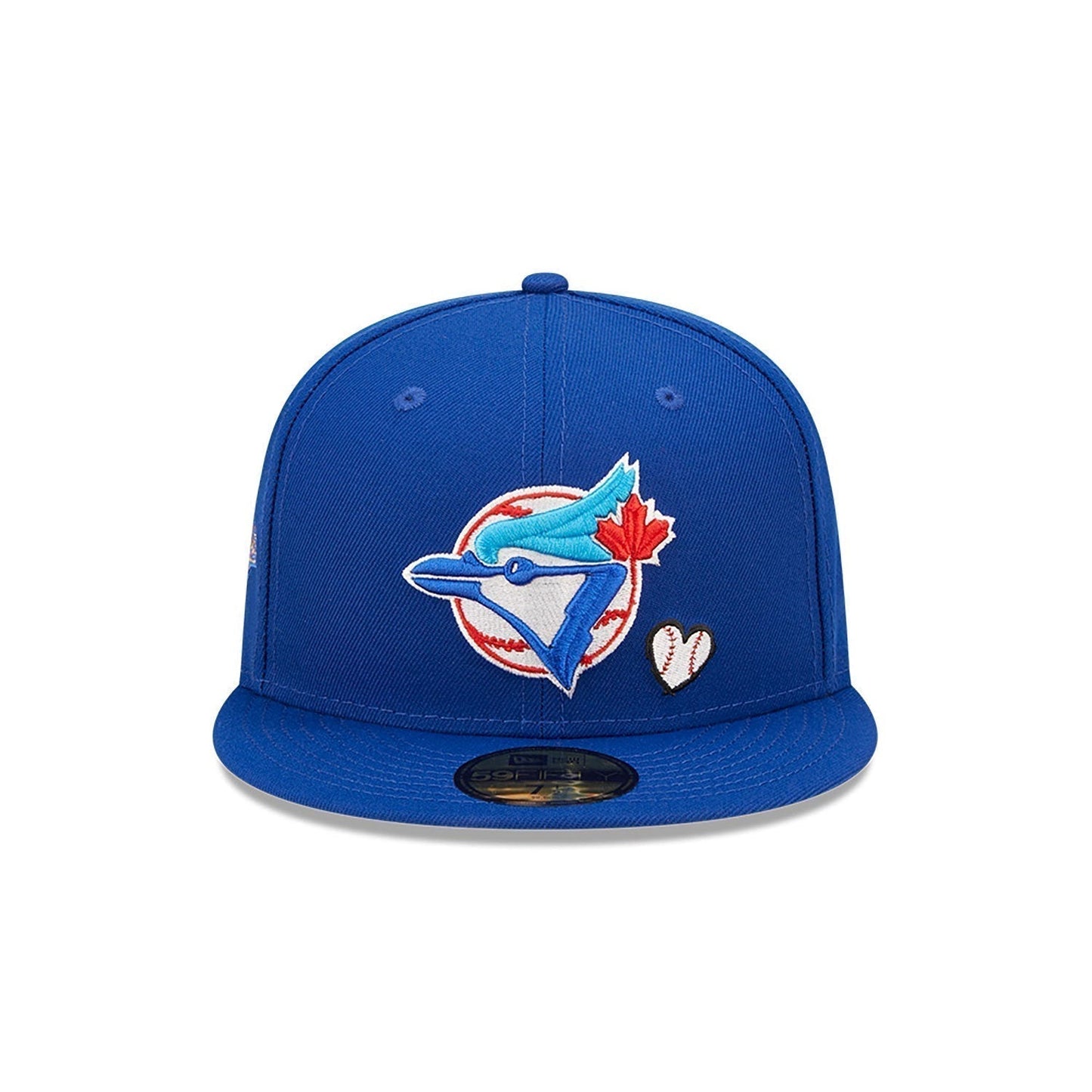 Toronto Blue Jays Heart Side Patch Fitted Blue